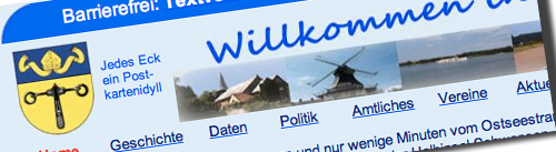 Rieseby's selbstgemachte Website